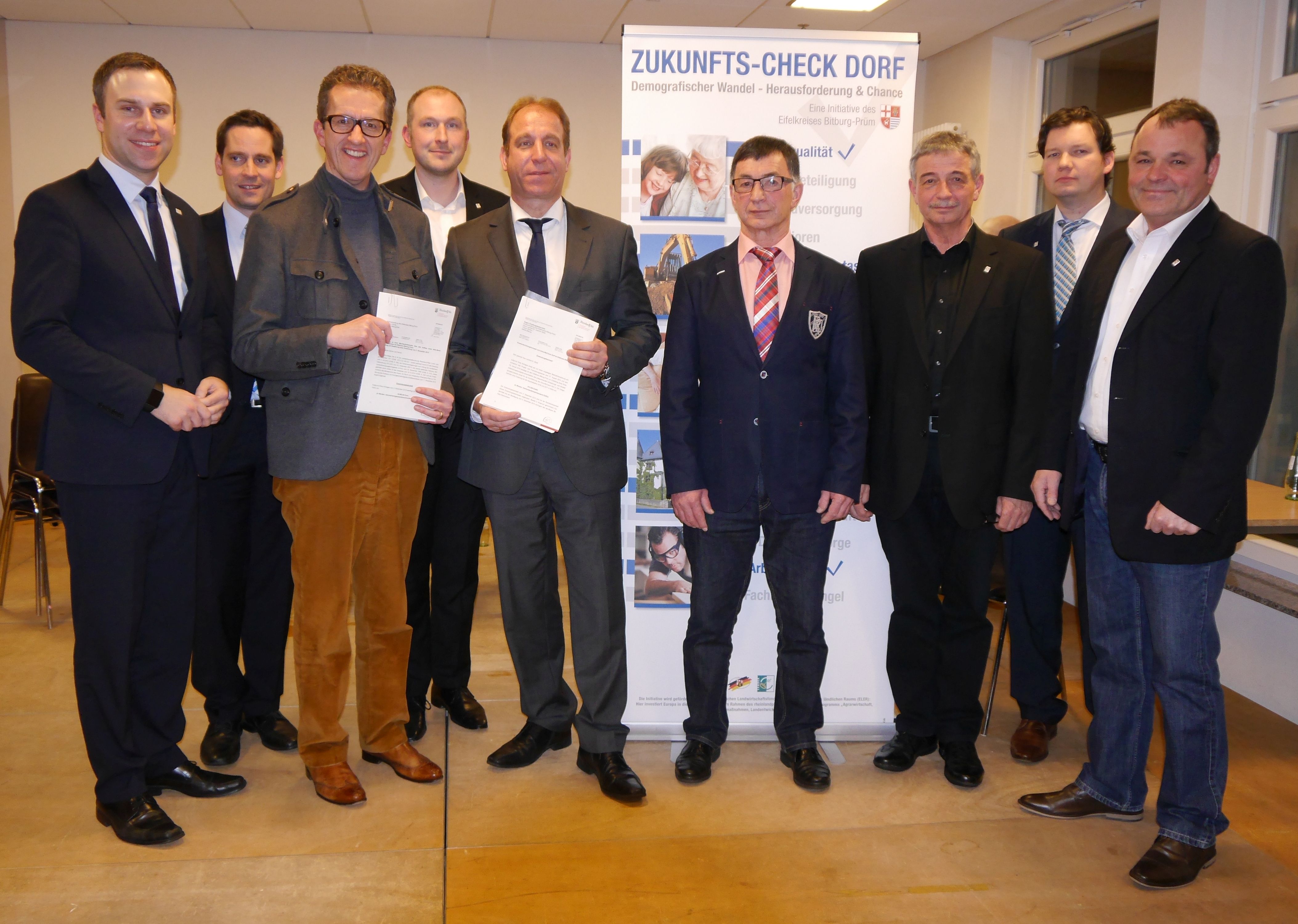 Übergabe des Bewilligungsbescheid – Initiative „Zukunfts-Check Dorf“