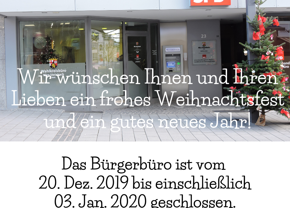 Ferien des SPD-Bürgerbüros