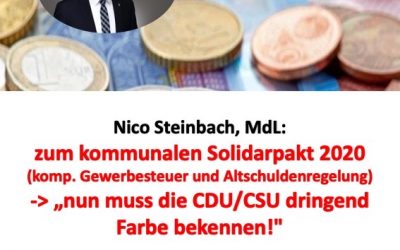 Bund und Land spannen Rettungsschirm für Kommunen