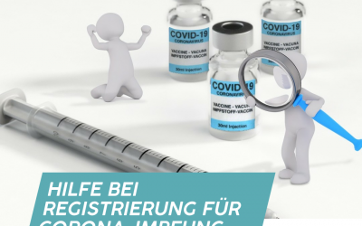 Abgeordneter Nico Steinbach (SPD) hilft bei der Online-Terminregistrierung für die Corona-Impfung