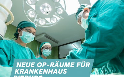 Land fördert Umstrukturierung und Modernisierung der OP-Abteilung im Bitburger Krankenhaus