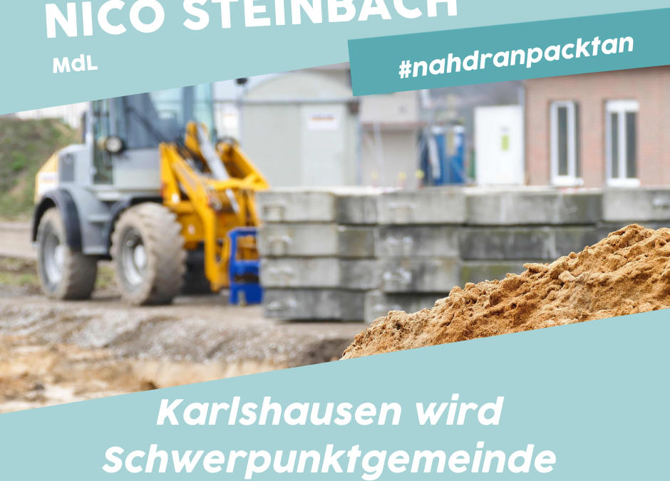 Karlshausen wird Schwerpunktgemeinde