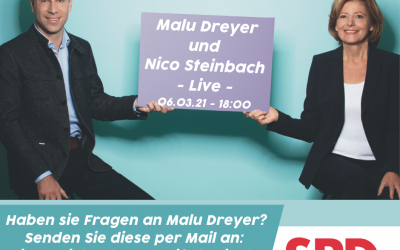 Malu Dreyer und Nico Steinbach „LIVE“