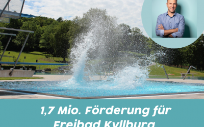 1,7 Millionen € Förderung für das Freibad Kyllburg