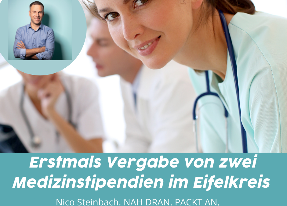 Erstmals Vergabe zweier Medizinstipendien durch den Eifelkreis