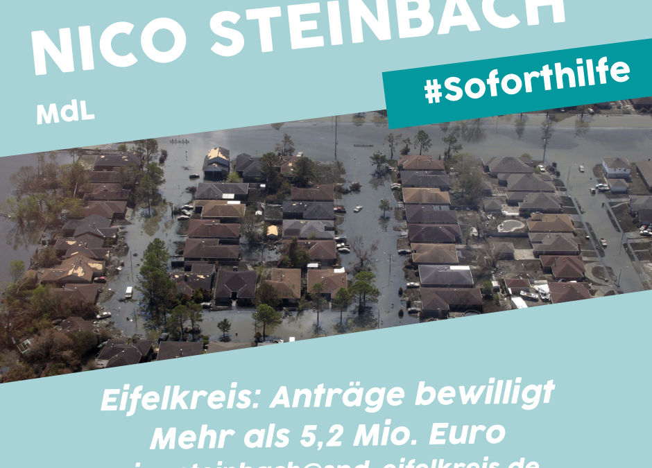 Anträge für Soforthilfe bewilligt