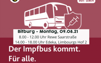 Impfbus am 09. August in Bitburg