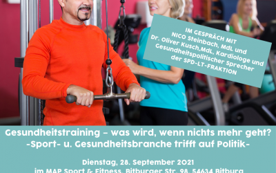 Gesundheitstraining – was wird, wenn nichts mehr geht?