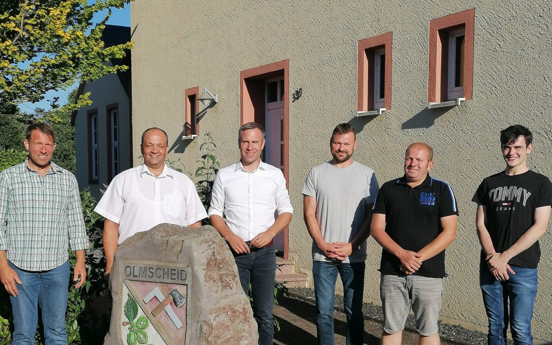 Nico Steinbach vor Ort: Olmscheid