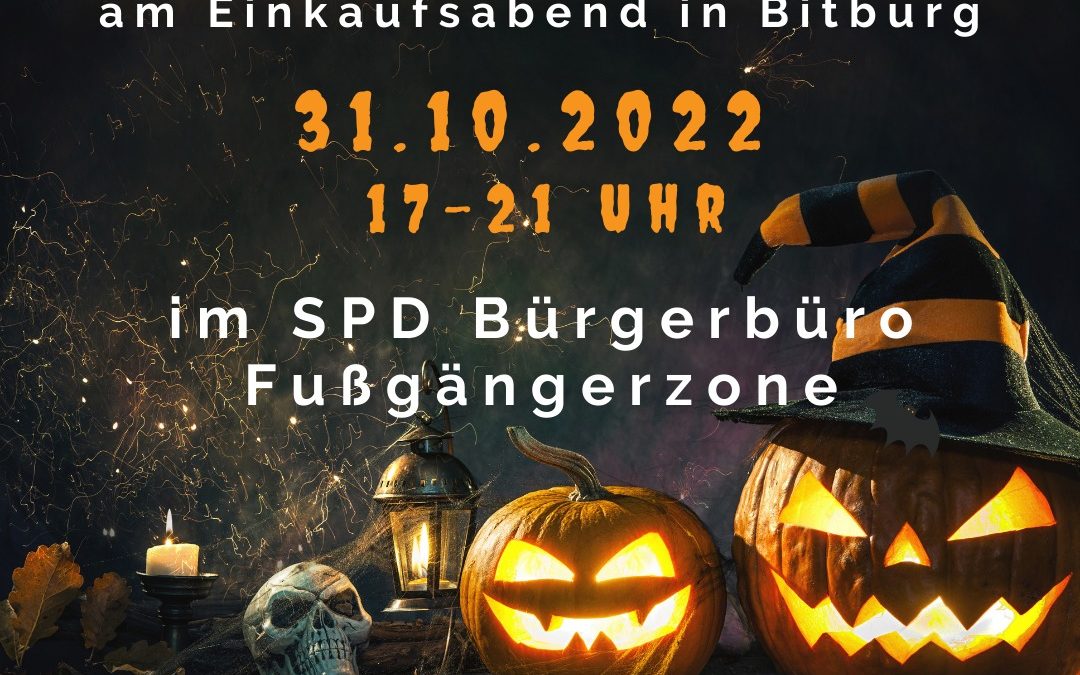 HALLOWEEN IN DER BITBURGER FUßGÄNGERZONE